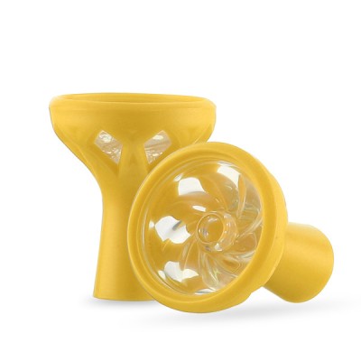 Apocalypse Μπολ Σιλικόνης και Γυαλί Κίτρινο